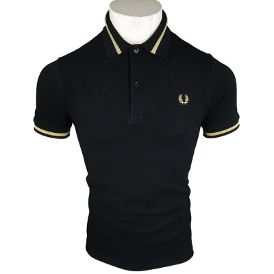 Polo Fred Perry M2 Hombre Negro Ref.2048
