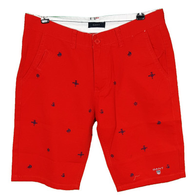 Pantalón Corto de Sarga Gant Hombre Rojo Ref.3355