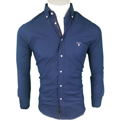 Camisa Gant Hombre Azul Marino Ref.3378