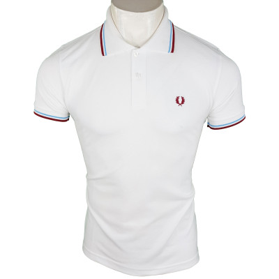 Polo Fred Perry Hombre Blanco Ref.2155