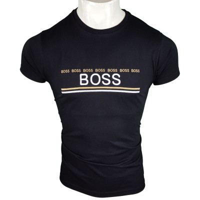 Camiseta Hugo Boss Hombre Negra Ref.9405