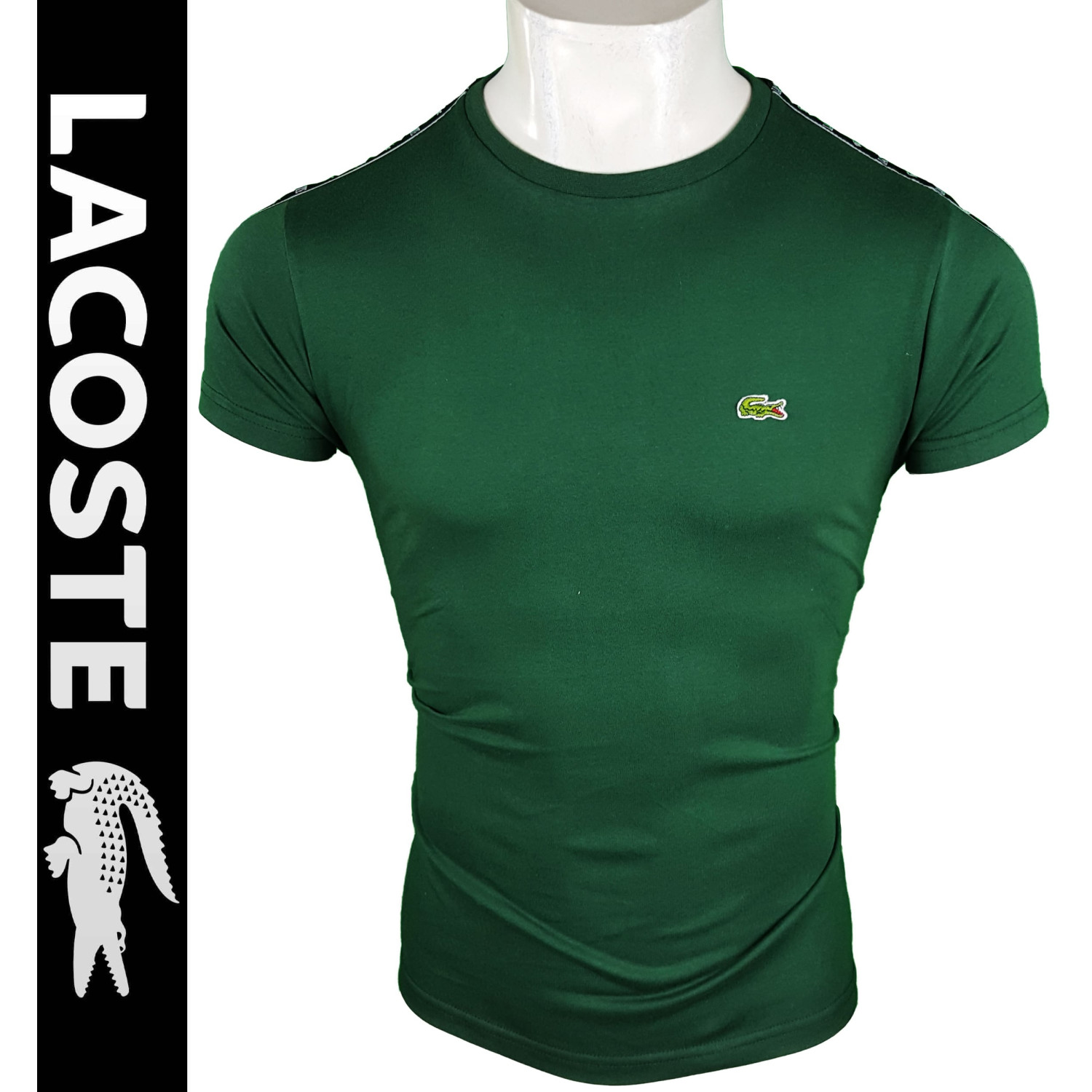 Camiseta Lac. Hombre Verde Ref.12282