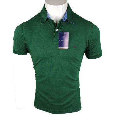 Polo Tommy Hilfiger Hombre Verde Oscuro Ref.4628