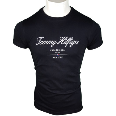 Camiseta Tommy Hilfiger Hombre Negra Ref.4626