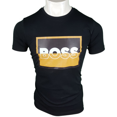 Camiseta Hugo Boss Hombre Negra Ref.9412