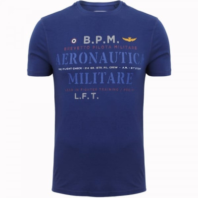 Camiseta Aeronautica Militare Azul Ref.9902