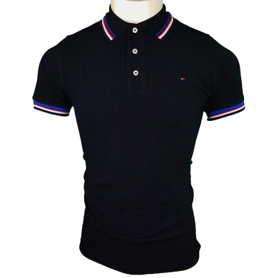 Polo Tommy Hilfiger Hombre Negro Ref.4122