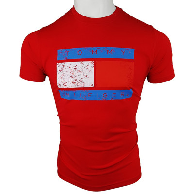 Camiseta Tommy Hilfiger Hombre Roja Ref.4116