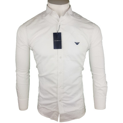 Camisa Armani Hombre Blanca Ref.6247
