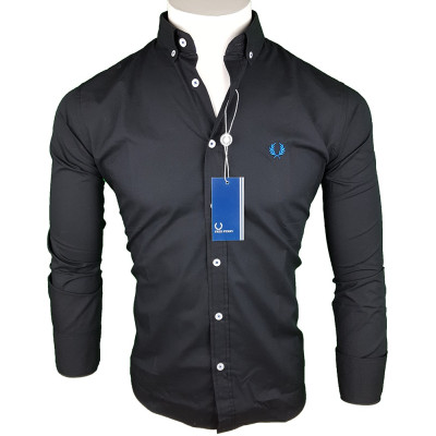 Camisa Fred Perry Hombre Negra Ref.1694