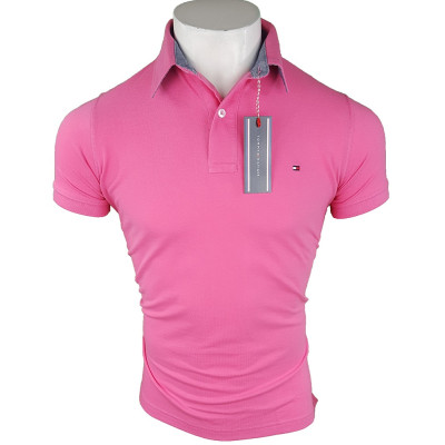 Polo Tommy Hilfiger Hombre Rosa Ref.4153